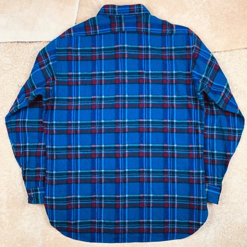 H1078 - 60&#039;s Pendleton Wool Pattern Shirt (L , 95-100)